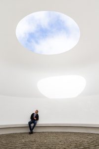 James Turrell Skyspace at Tremenheere Sculpture Gardens, Cornwall, UK